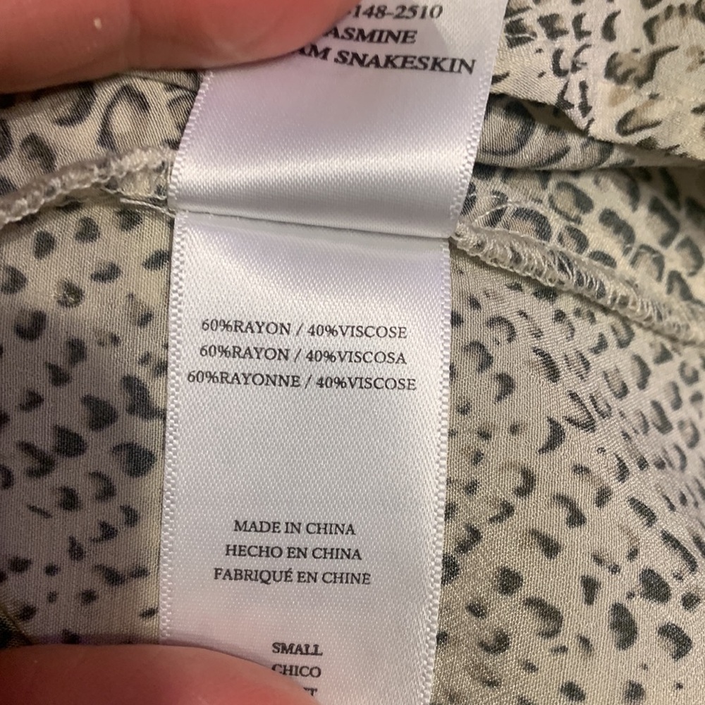 Rails‎ Jasmine Python Blouson Dress S snake skin … - image 6